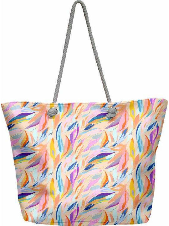 Miami Beach Stoff Strandtasche Mehrfarbig
