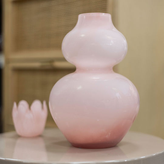 Atmosphera Decorative Vase Pink 16x16x24.5cm