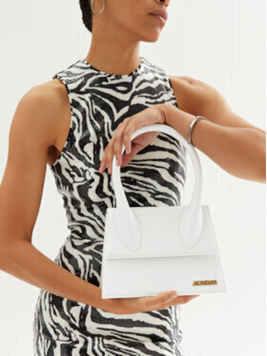 Leder Damentasche Handtasche Weiß