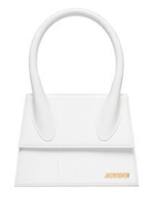 Leder Damentasche Handtasche Weiß