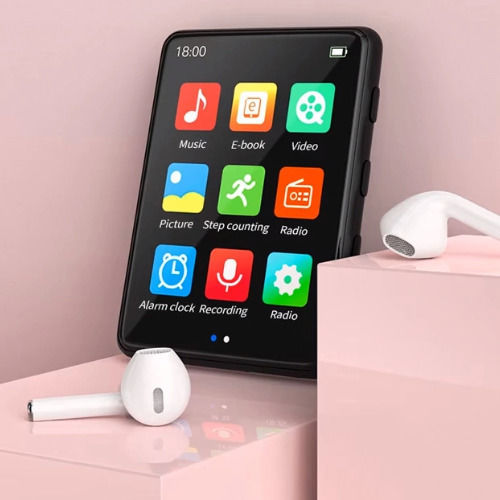 Ruizu MP3 плейър (8GB) с Сензорен Екран 2.8" Черен M7