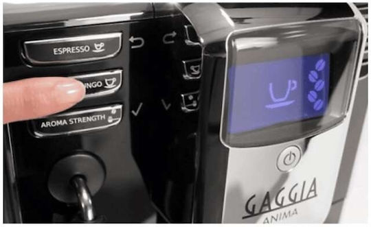 Gaggia Anima Automatische Espressomaschine 1850W Druckreiniger 15bar mit Mahlwerk Schwarz R18760/01