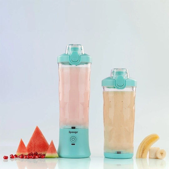 Sponge Μπλέντερ με Πλαστική Κανάτα 600 ml Πράσινο