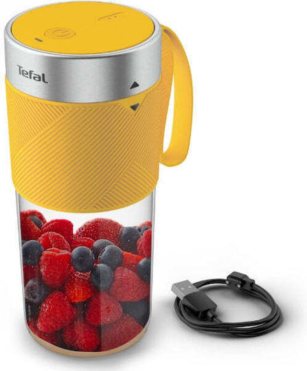 Tefal Lightmix Μπλέντερ με Κανάτα Tritan 300 ml Κίτρινο