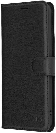 Techsuit Folio Wallet Δερμάτινο / Σιλικόνης Μαύρο (Nothing CMF Phone 2 Pro)
