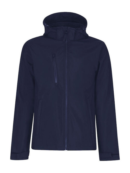 Tra701 Χειμωνιάτικο Μπουφάν Softshell Αδιάβροχο και Αντιανεμικό Navy