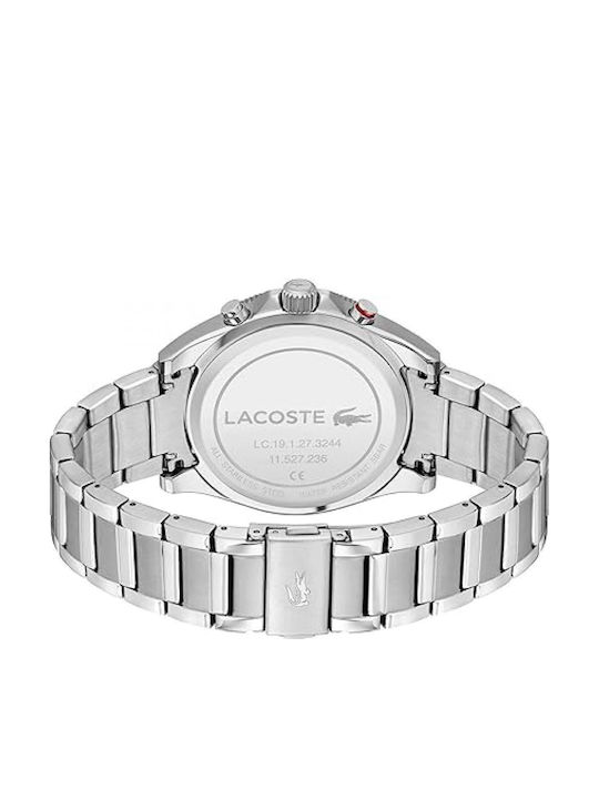 Lacoste Women's Watch Chronograph with Silver Metal Bracelet