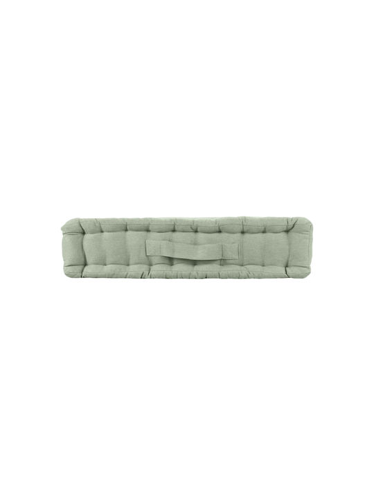 Atmosphera Sofa Cushion Twily Douceur D'intérieur From 100% Cotton Green Mint 50x50cm