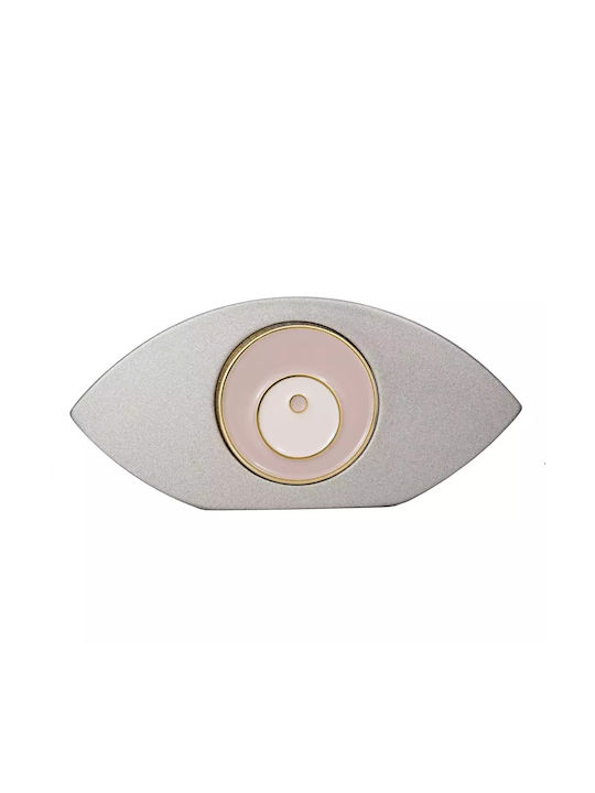 Prince Silvero Tischplatte Glücksbringer Brenner White/beige aus Metall 1Stück
