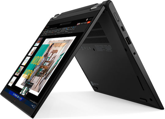 Lenovo ThinkPad L13 Yoga Gen 3 (Intel) 13.3" IPS FHD+ Touchscreen (i5-1235U/16GB/512GB SSD/Windows 11 Pro) (Английски (САЩ) Език На Клавиатурата)