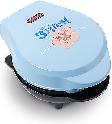 Uncanny Brands Lilo & Stitch Mini Гофретник за Кръгли Гофрети 600W