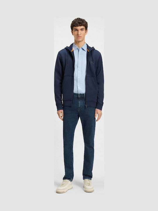Delaware Men's Jeans Pants with Slim Narrow Fit Dark Aged Denim