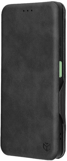 Techsuit Plus Wallet Silicone Black (Oppo A5 Pro)