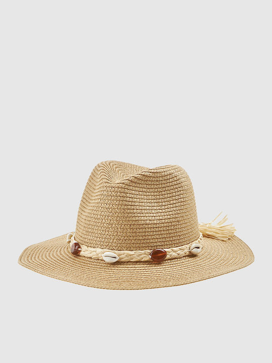 Verde Wicker Women's Hat Beige
