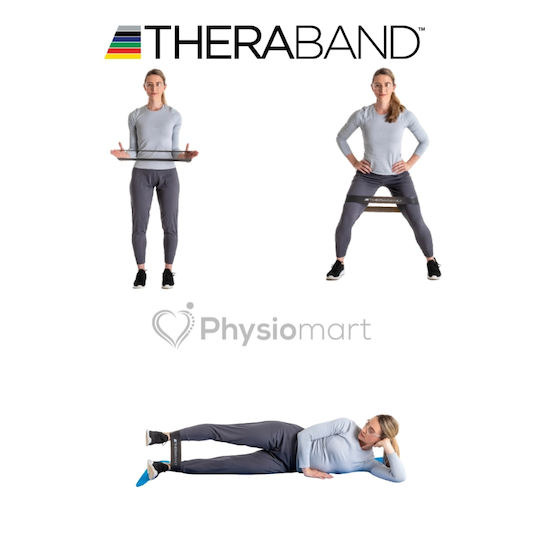 Thera-Band Mini Resistance Band Loop Black 0.305m