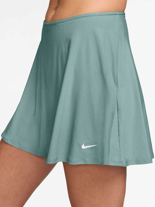 Nike Victory Drifit Flouncy Tennis Skirt FD6528-017 Women's Green Skirt