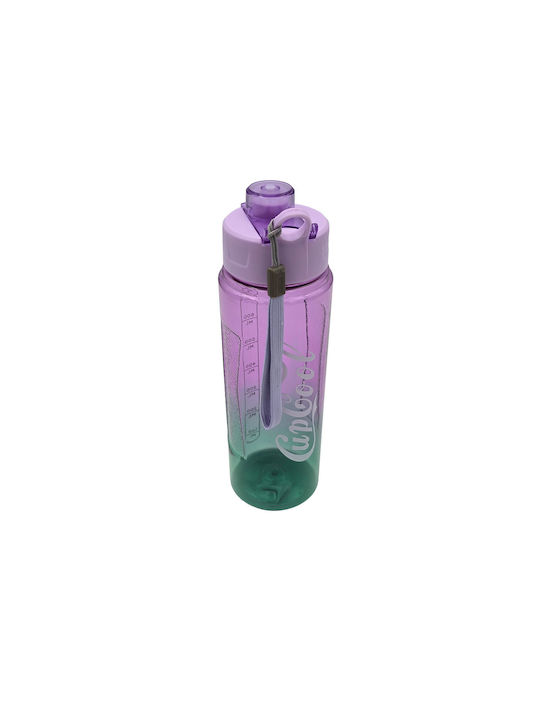 Uncle George Παγούρι Πλαστικό 800ml Μωβ