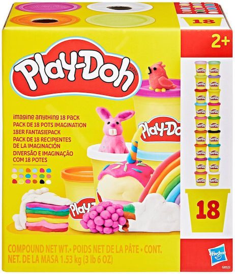 Hasbro Play-Doh Plasticine - Play-Doh Game for Ages 3+, 18 Pieces
