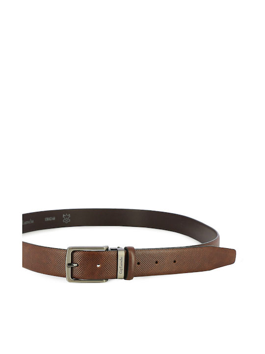 Guy Laroche Ανδρική Ζώνη Δερμάτινη Καφέ Guy Laroche Ανδρική Ζώνη Δερμάτινη Καφέ