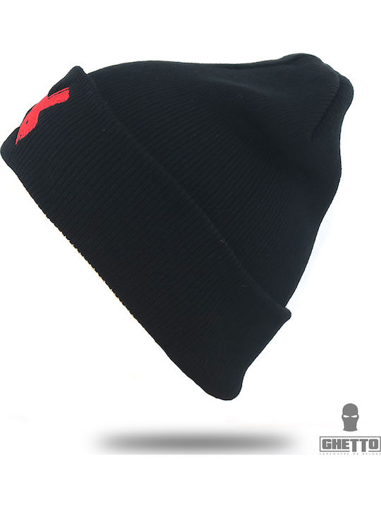 Beanie Unisex Beanie Knitted in Black color