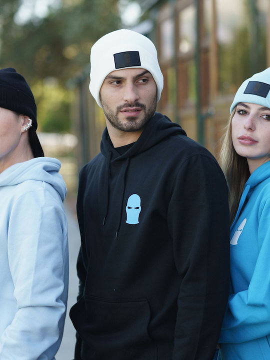 Beanie Unisex Σκούφος Πλεκτός σε Μπλε χρώμα
