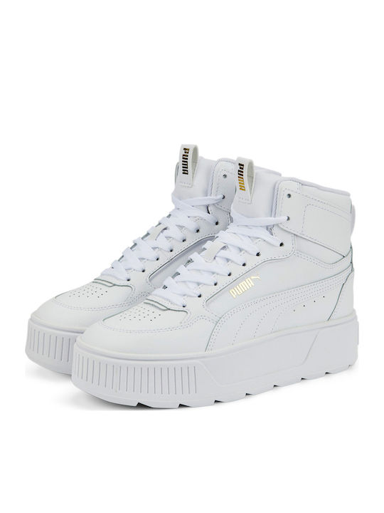 Karmen Rebelle Mid Дамски Платформи Високи Бели
