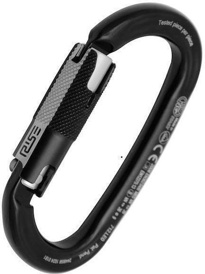 Kong Ovalone Rise Lock Carabiner Black