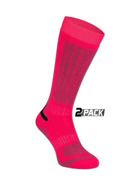 Starling Ski & Snowboard Socks Pink 2 Pairs