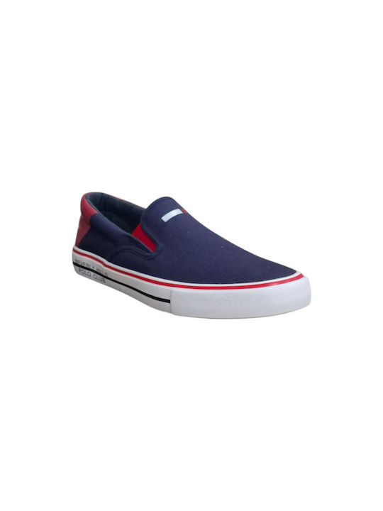 Men's Canvas Slip-Ons Blue