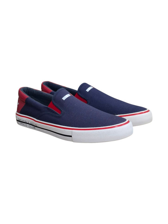 Men's Canvas Slip-Ons Blue