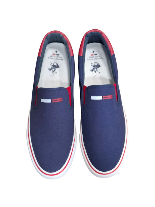 Men's Canvas Slip-Ons Blue