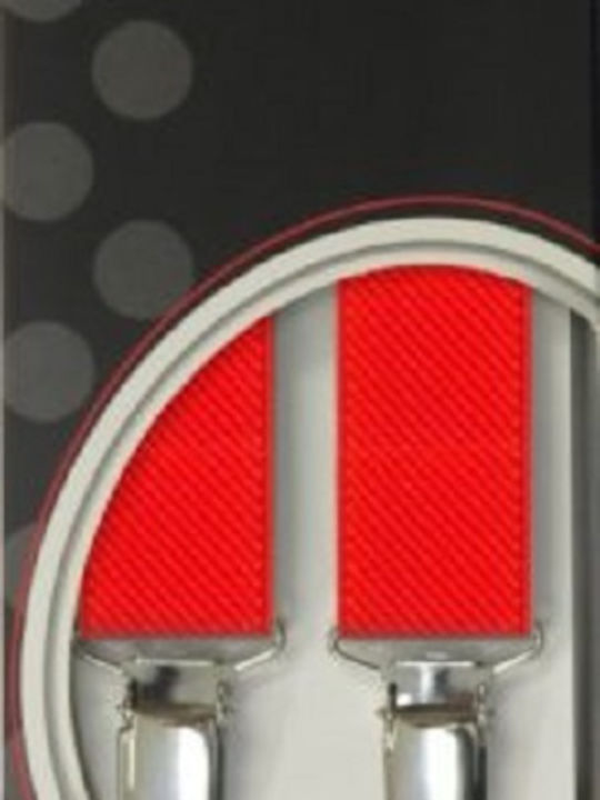 Victoria Monochrome Suspenders 2.5 Cm 62025 4 Clips Grey