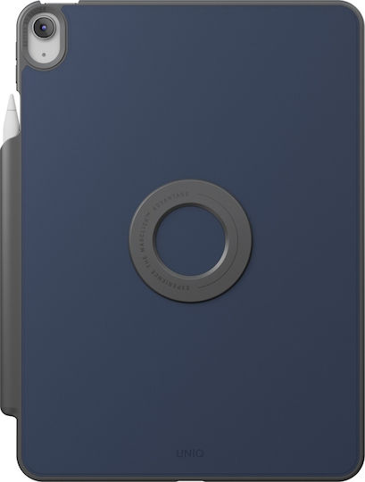 Uniq Rovus Snapmount Magnetic 360 Klappdeckel Drehbar Robust Marineblau (iPad 11 A16 (2025), iPad 10,9 10)