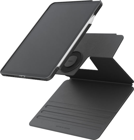 Uniq Rovus Snapmount Magnetic 360 Klappdeckel Drehbar Robust Marineblau (iPad 11 A16 (2025), iPad 10,9 10)