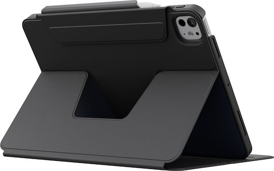 Uniq Rovus Snapmount Magnetic 360 Klappdeckel Drehbar Robust Schware (iPad Pro 13 M4 (2024))