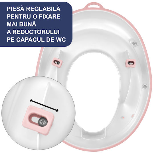 Kidizi Toddler Toilet Seat with Handles Pink