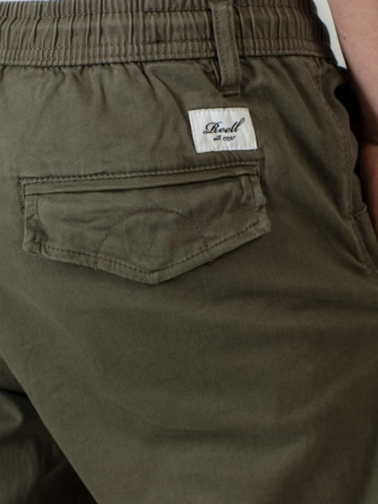 Reflex Rib Pant Παντελόνι σε Slim Εφαρμογή Olive