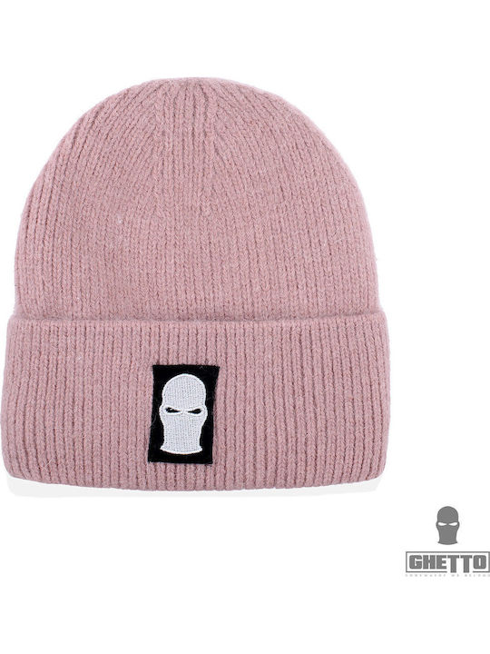 Beanie Unisex Beanie Knitted in Beige color