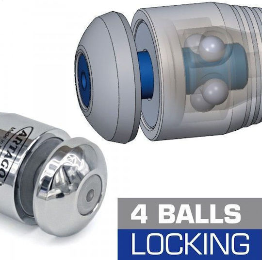 Artago Motorcycle Disc Brake Lock with 18mm Pin