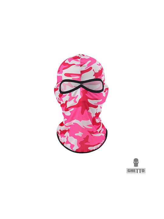 Ghetto Full Face Motorcycle Rider Balaclava Red Color