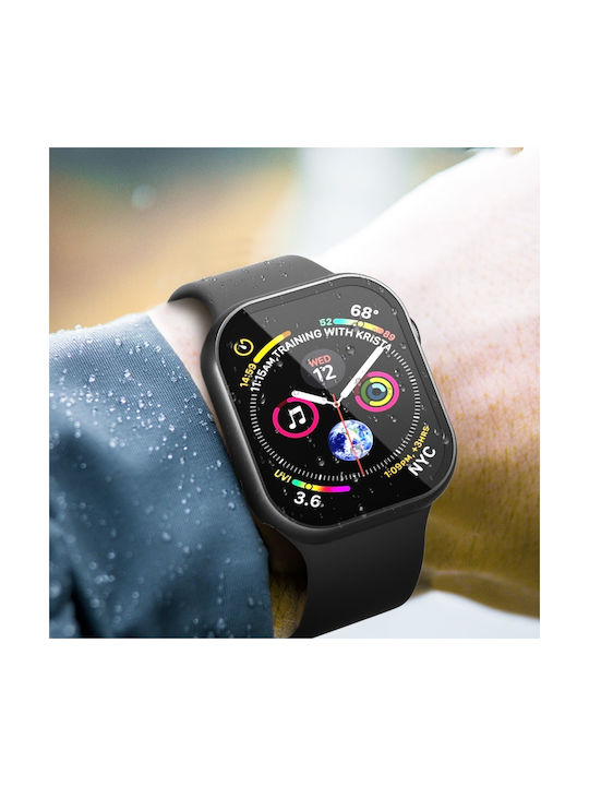 Apple Watch Series 10 42mm Tempered Glass Film Integrated Pc Watch Case Silver