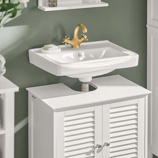SoBuy Waschtisch ohne Waschbecken L60xB58xH35cm White