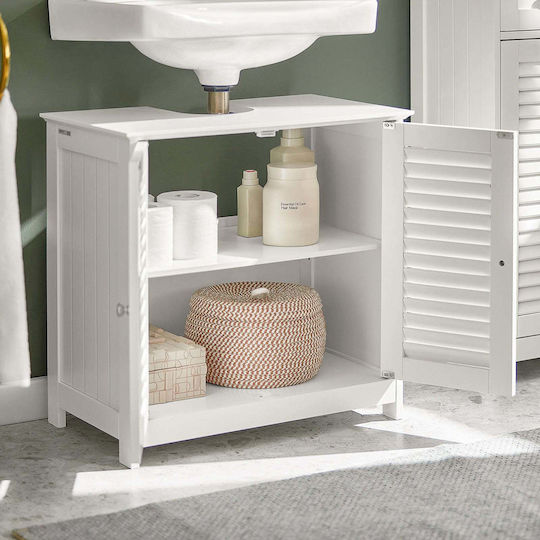 SoBuy Waschtisch ohne Waschbecken L60xB58xH35cm White
