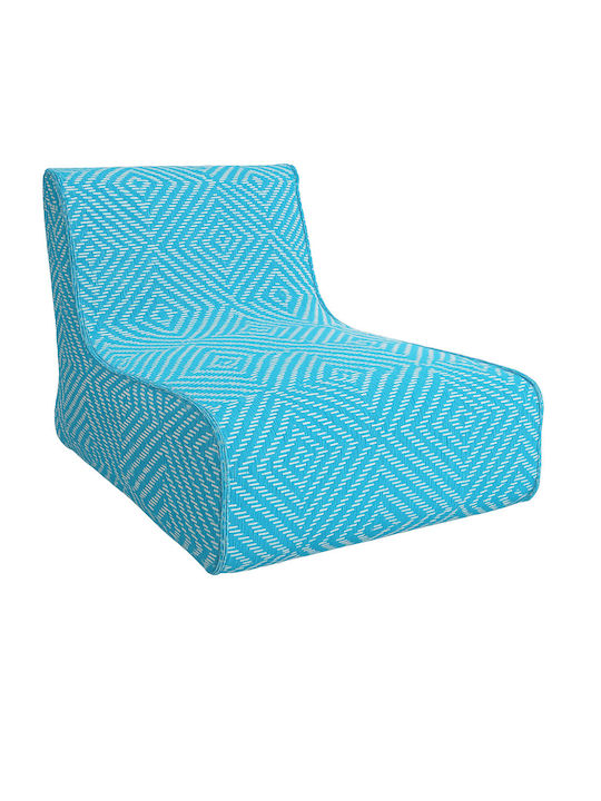 Bean Bag Chair Poof Blue