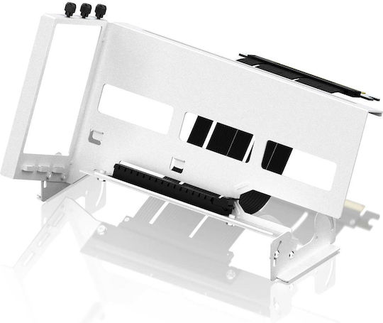 45° Vertikale Montagehalterung GPU Ezdiy-fab PCIe 4.0 Steigleitung Weiß