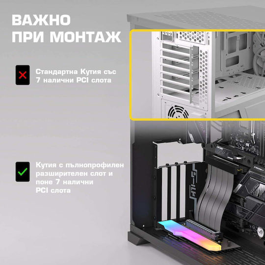 Vertikale Montagehalterung Gpu Ezdiy-fab Pcie 4.0 Steigleitung 90°
