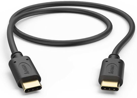 Cablu de Încărcare Hama Usb-C Usb-C Lungime 0.5 M Culoare Negru