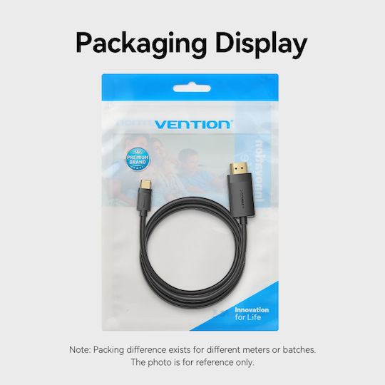 Vention Converter Usb-c To Hdmi Cable 4k60hz 1.5m Cribg