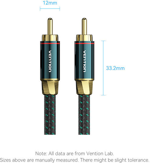 Vention Audio Digital Коаксиален RCA Кабел 5.0м Bctgj