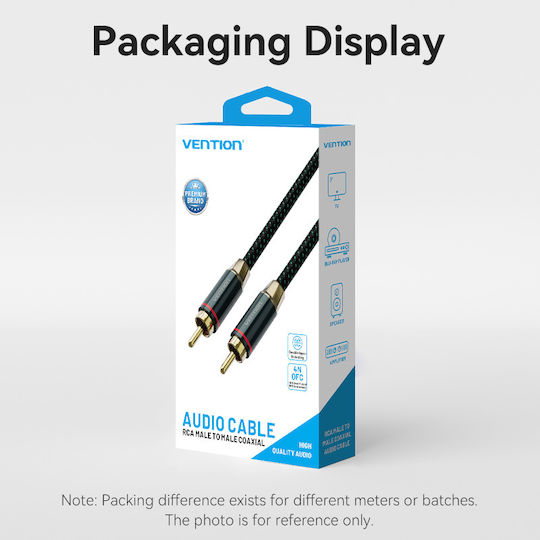 Vention Audio Digital Coaxial RCA Cable 3.0m Bctgi